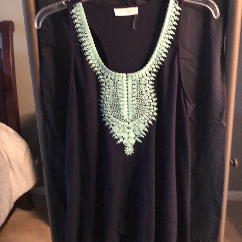 Sleeveless summer top